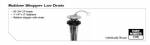 1178 Pasco Lavatory Drain Rubber stopper