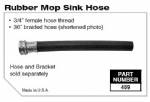 489-Rubber Mop Sink Hose