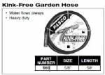 560- 5/8" Kink-Free Garden Hose 50'