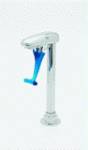 B-1220 PEDESTAL PUSH BACK GLASS FILLER, FEMALE INLET